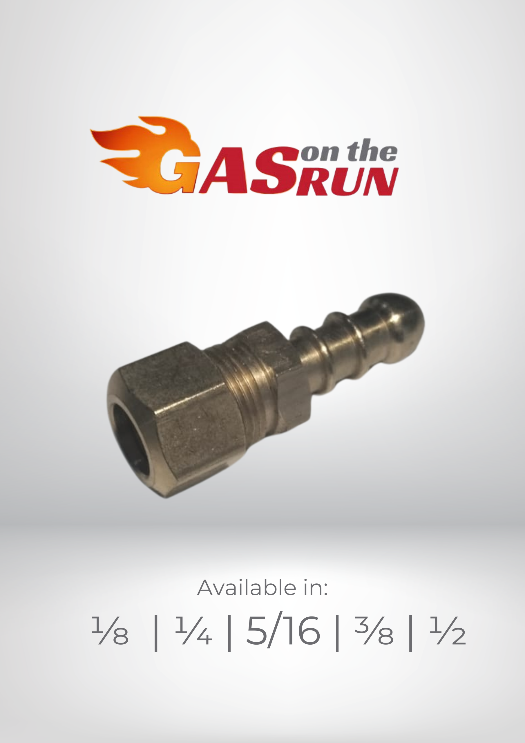 Compression to 8mm Hosetail (Various Sizes)