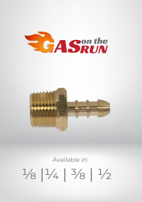 Male to 8mm Hosetail (Various Sizes)