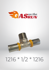 PEX Male Tee T1216*1/2*1216