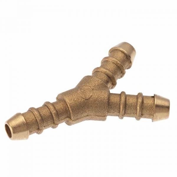 thumbnail image 2 of 4x Black Y Hose Connector RGV - 6mm To 8mm Y Piece, 59mm Length, Plastic 709C 2 of 4